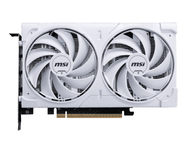 ⁦כרטיס מסך – MSI GeForce RTX 5060 VENTUS 2X OC White 8GB – צבע לבן⁩ – תמונה ⁦2⁩