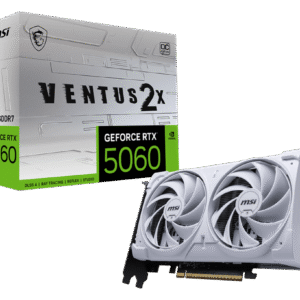 כרטיס מסך – MSI GeForce RTX 5060 VENTUS 2X OC White 8GB – צבע לבן