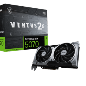 כרטיס מסך – MSI GeForce RTX 5070 VENTUS 2X OC 12GB – צבע שחור