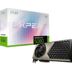 כרטיס מסך – MSI GeForce RTX 5080 EXPERT OC 16GB – צבע זהב
