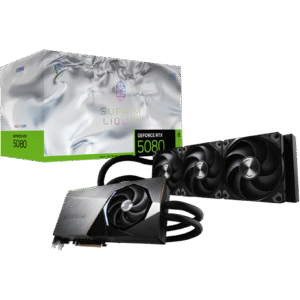 כרטיס מסך – MSI GeForce RTX 5080 SUPRIM LIQUID SOC 16GB – צבע שחור