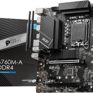 לוח אם – MSI PRO B760M-A WIFI Micro-ATX LGA1700 DDR4