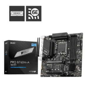 לוח אם – MSI PRO B760M-A WIFI Micro-ATX LGA1700 DDR5
