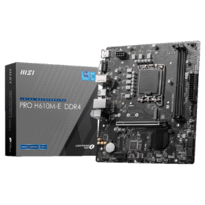 לוח אם – MSI PRO H610M-E Micro-ATX LGA1700 DDR4