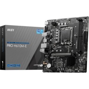 לוח אם – MSI PRO H610M-E Micro-ATX LGA1700 DDR5