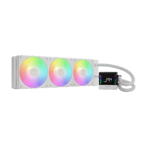 קירור נוזלי למעבד – Gamdias CHIONE E4-360 360mm ARGB – צבע לבן