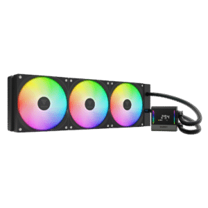 קירור נוזלי למעבד – Gamdias CHIONE E4-420 420mm ARGB – צבע שחור