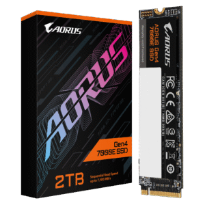 SSD פנימי – Gigabyte Aorus Gen4 7000E 2TB SSD NVME M.2 2280 Gen4