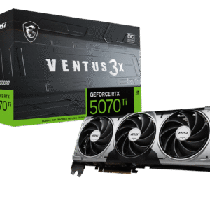 כרטיס מסך – MSI GeForce RTX 5070 Ti VENTUS 3X OC 16GB – צבע שחור