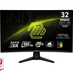 מסך גיימינג קעור – MSI MAG 32CQ6F 32" QHD VA 0.5ms 180Hz