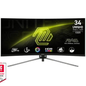 מסך גיימינג קעור – MSI MAG 345CQR 34" UWQHD VA 1ms 180Hz