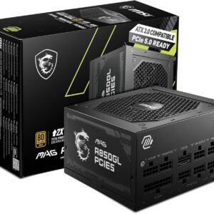 ספק כוח מודולרי – MSI MAG A850GL PCIE5 850W 80+ Gold – צבע שחור
