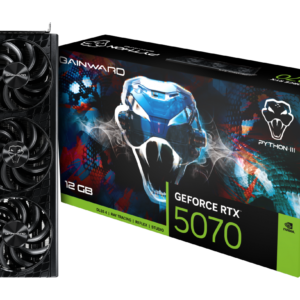 כרטיס מסך – Gainward GeForce RTX 5070 Python III 12GB – צבע שחור