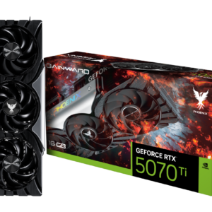 כרטיס מסך – Gainward GeForce RTX 5070 Ti Phoenix 16GB – צבע שחור
