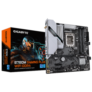 לוח אם – Gigabyte B760M GAMING PLUS WIFI6 DDR4 Micro-ATX LGA1700