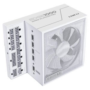 ספק כוח מודולרי – Lian-Li EDGE 1000W (ATX3.1) 80+ Platinum – צבע לבן