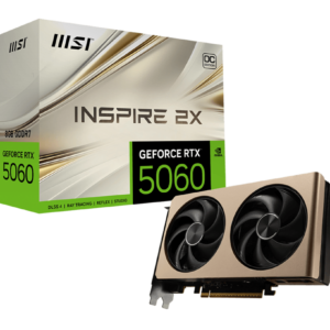 כרטיס מסך – MSI GeForce RTX 5060 INSPIRE 2X OC 8GB – צבע שחור