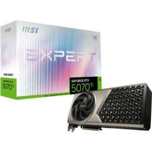 כרטיס מסך – MSI GeForce RTX 5070 Ti EXPERT OC 16GB – צבע שחור