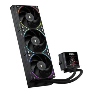 קירור נוזלי למעבד – Coolleo ICE Apex Vision 360mm BK LCD Display – צבע שחור