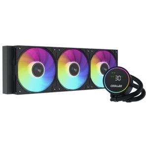 קירור נוזלי למעבד – Coolleo ICE FAIRY DIG 360 LITE BK 360mm LCD Display – צבע שחור