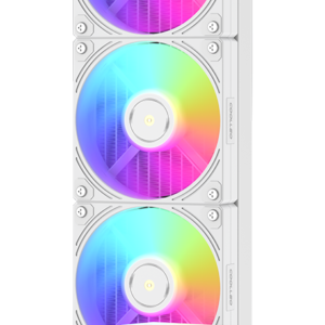 קירור נוזלי למעבד – Coolleo ICE Monarch Vision 360mm BK LCD Display – צבע לבן