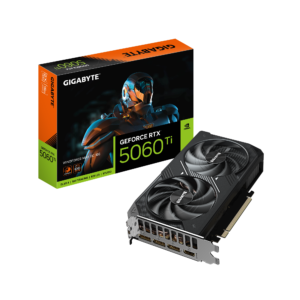 כרטיס מסך – Gigabyte GeForce RTX 5060 Ti WindForce MAX OC 16GB – צבע שחור
