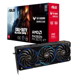 כרטיס מסך – Asus TUF Gaming Radeon RX 9070 XT Call of Duty Black Ops 7 Special Edition 16GB – מהדורה מיוחדת!