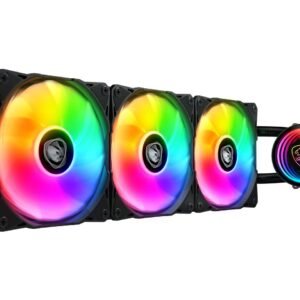 קירור נוזלי למעבד – Cougar Poseidon Elite 360 ARGB AIO 360mm – צבע שחור