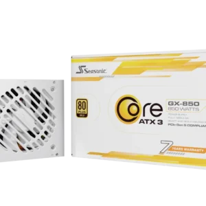 ספק כוח מודולרי – Seasonic CORE GX-850 850W (V2) (ATX3.1) 80+ Gold White – צבע לבן