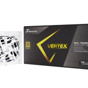 ספק כוח מודולרי – Seasonic Vertex GX-1200 1200W (ATX3.1) 80+ Gold White – צבע לבן