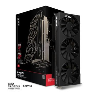 כרטיס מסך – XFX Swift Radeon RX 9070XT Triple Fan Gaming Edition 16GB – צבע שחור