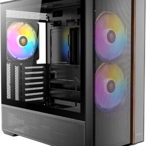 מארז – Antec Flux Rear ARGB Mid-Tower – צבע שחור