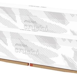 זכרון לנייח – Crucial Pro DDR5 32GB 2x16GB 6400MHz CL32 EXPO/XMP 3.0 – צבע לבן