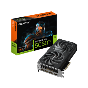 כרטיס מסך – Gigabyte GeForce RTX 5060 Ti WindForce 2 OC 8GB – צבע שחור