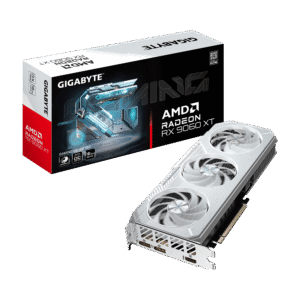 כרטיס מסך – Gigabyte Radeon RX 9060 XT Gaming ICE OC 16GB – צבע לבן