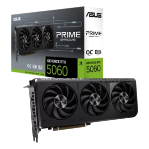 כרטיס מסך – Asus Prime GeForce RTX 5060 OC Edition 8GB – צבע שחור